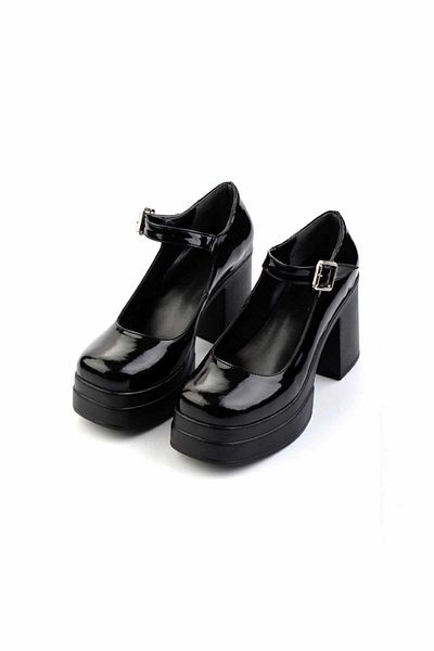Bambi Pantofi cu toc clasici de damă negri K 01181063208