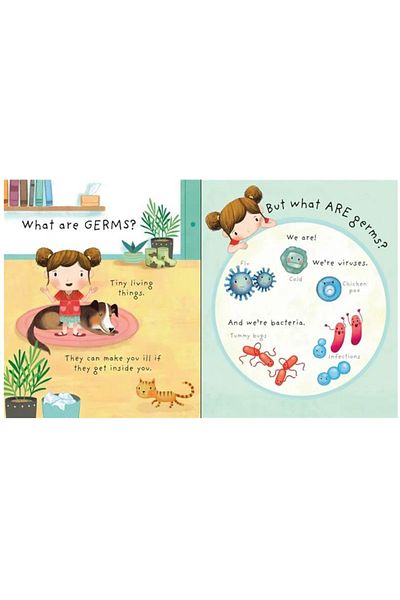 Penguin Books What Are Germs? (Very First Lift-The-Flap Questions & Answers) - Board Book