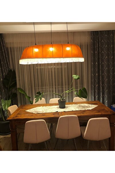 DEKOBERA Retro Sarkıt Avize Kumaş