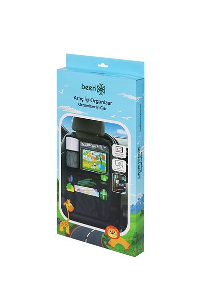 Been Rearview Mirror + Car Seat Protector + Tablet and Phone Organizer + Car Seat Toy Set