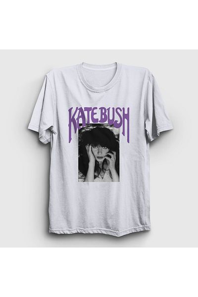 Presmono Μπλουζάκι Unisex Λευκή αφίσα Kate Bush 523828 ττ