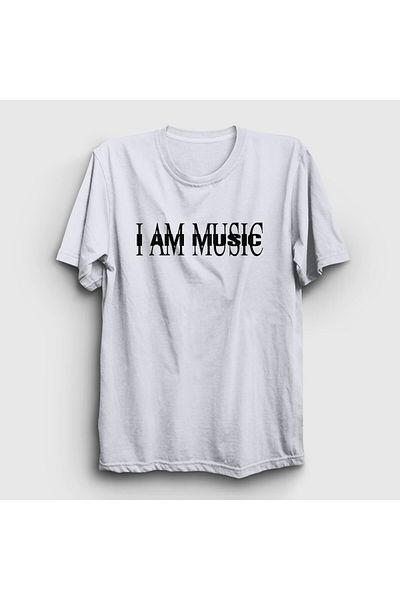 Presmono Μπλουζάκι Unisex Λευκό I Am Music Playboi Carti 521793 ττ