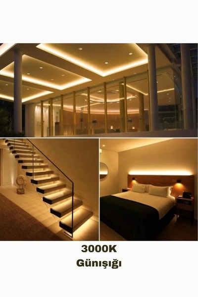 ankarateknik Dolap / Duvar 5 Metre Tak Çalıştır Mt/120 Led Şerit Led - 3000k Günışığı