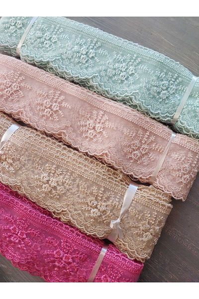 lolipophobi Lace 5 cm X 9 Meters, Guipure, Terry Edge