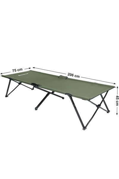 SONGMICS Üniseks Yetişkin Kamp Yatağı, maksimum kapasitesi 260 kg, 206 x 45 x...
