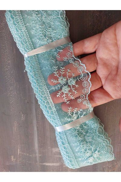 lolipophobi Lace 5 cm X 9 Meters, Guipure, Terry Edge