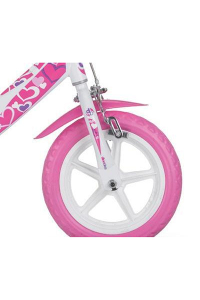 Dino Bikes Dětské kolo 12'' - Srdíčka