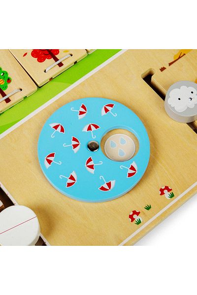 BIGJIGS Toys Ξύλινος μετεωρολογικός σταθμός