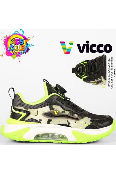 Kocamanlar Ayakkabı Orthopedic Children's Sports Shoes with Smart Lacing Mechanism - Black