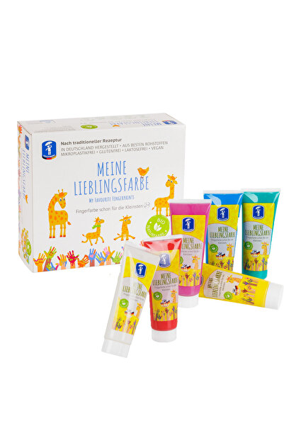 Feuchtmann Set 6 tuburi vopsea pictura cu degetele - Basic