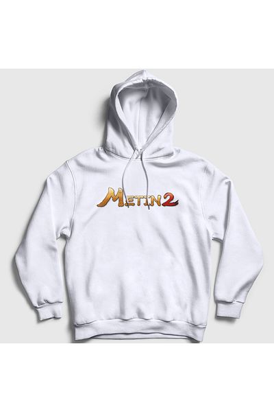 Presmono Φούτερ με κουκούλα Unisex White Logo Game Text2 522699 ττ