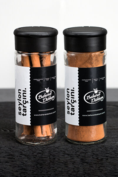 Baharat Dükkanı Seylon Çubuk - Toz Tarçın 2'li Set