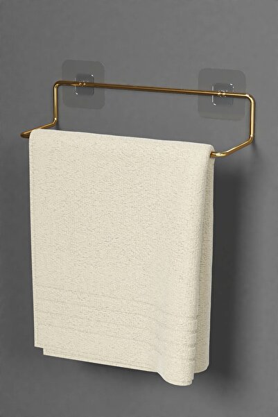 wearme Yapışkanlı Havluluk Gold Altın Kaplama Havlu Askısı Metal Havluluk Ban...