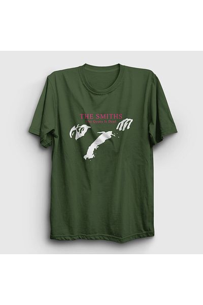 Presmono Unisex Χακί T-Shirt The Queen Is Dead The Smiths 525068 ττ