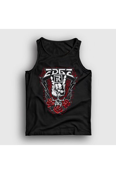 Presmono Unisex Black Skull Wrestling Wwe Edge Tank Top 524848 Tt