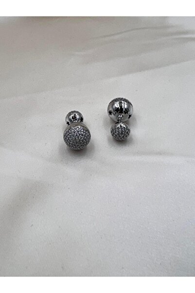 BB VİP ÇİFT TARAFLI TAŞLI TOP KÜPE