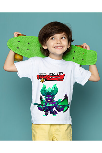 Home Brawl Stars MORTİS Unisex Çocuk Tişört Farklı Kostüm Seçenekleri Ile