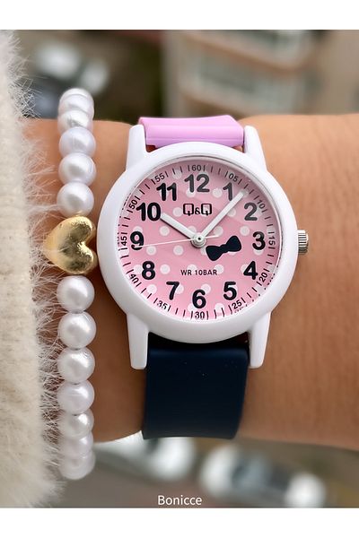 Q&Q Girl's Pink Wristwatch