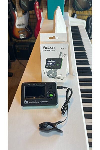 3M Atölye Metronomlu Akort Cihazı Masa Üstü Tuner Mandallı