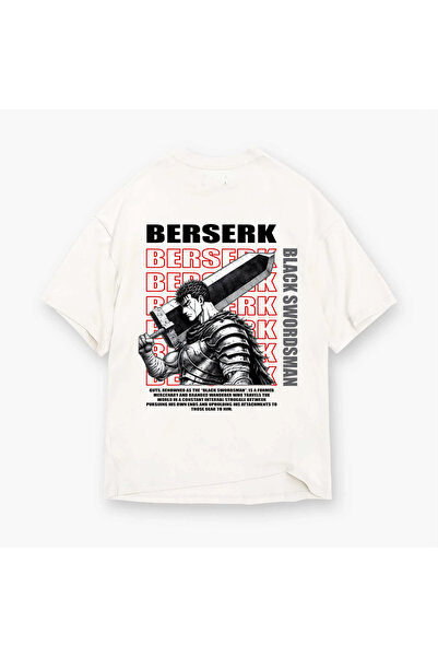 darkopia Tricou supradimensionat unisex pentru femei și bărbați Berserk Black...