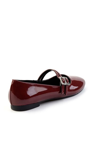 Bambi Bordo Kadın Babet K01043060608