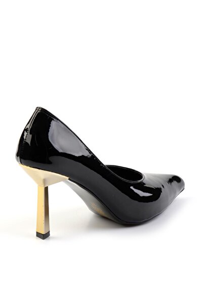 Bambi Siyah Kadın Klasik Topuklu Ayakkabı K01188051108