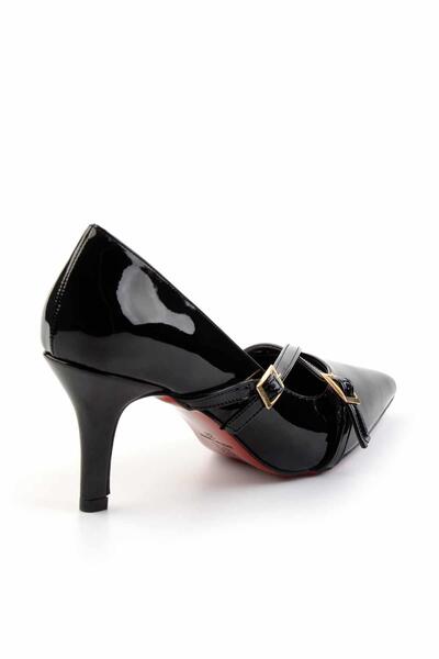 Bambi Siyah Kadın Klasik Topuklu Ayakkabı K01231401508