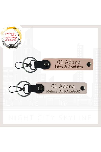 miawiki Yavruağzı-Pudra, Special Gift Option for Adana Breeze in Your Name, Meaningful and Stylish Souvenir Keychain