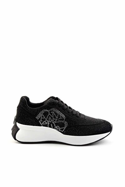 Bambi Siyah Kadın Sneaker K01234073587