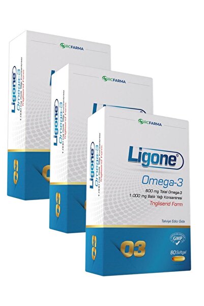 Ligone Omega-3 Softgel 60 Kapsül 3 Adet