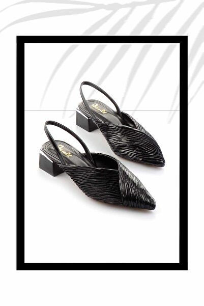 Bambi Siyah Kadın Babet K01188135708