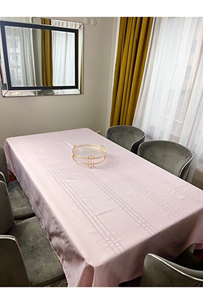NizaHome Keten Masa Örtüsü Dertsiz / Yemek Masası
