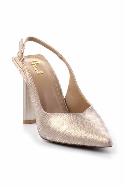 Bambi Rose Parlak Kadın Abiye Ayakkabı K01209222238