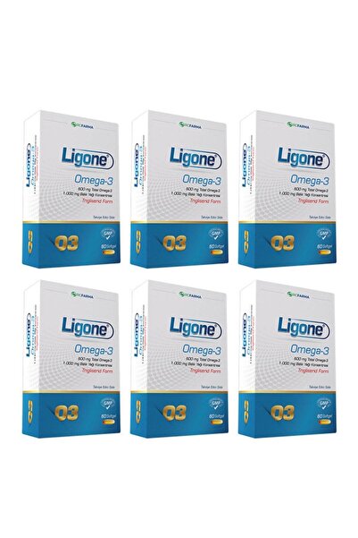 Ligone سوفتجيل 6x أوميجا-3