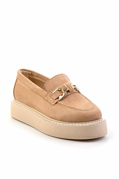 Bambi Camel Kadın Loafer Ayakkabı K01192180002