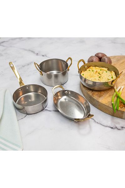 Martha Stewart Shearwater Mini Dutch Oven Vintage 4.6"