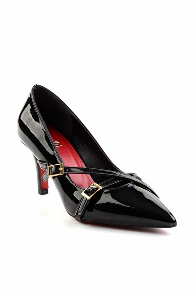 Bambi Siyah Kadın Klasik Topuklu Ayakkabı K01231401508