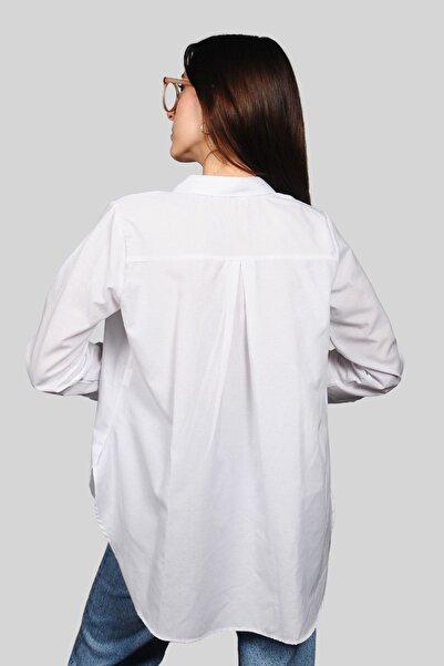 mf venessa Жіноча сорочка-туніка з коротким передом і довгим спинкою