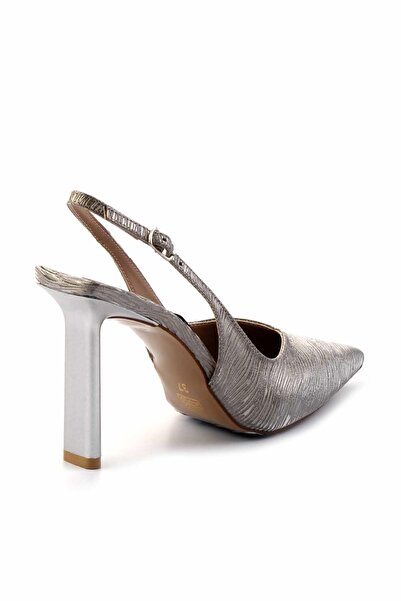 Bambi Platinum Shiny Women's Evening Dress Shoes K01209222238