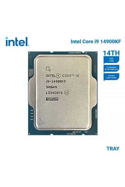 Intel Raptor Lake I9-14900Kf Tray 3.2Ghz Without Vga, Fanless 24 Cores 36Mb 1700P