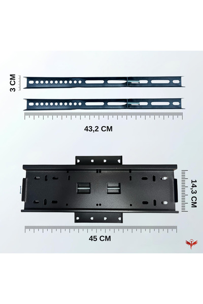 KAJİWA 50 İNÇ ASKI APARATI HAREKETLİ (127 EKRAN) Tüm Marka ve modellerle uyumludur.