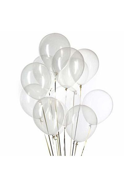 AyfaStore 15 Pieces Pastel Balloon Transparent