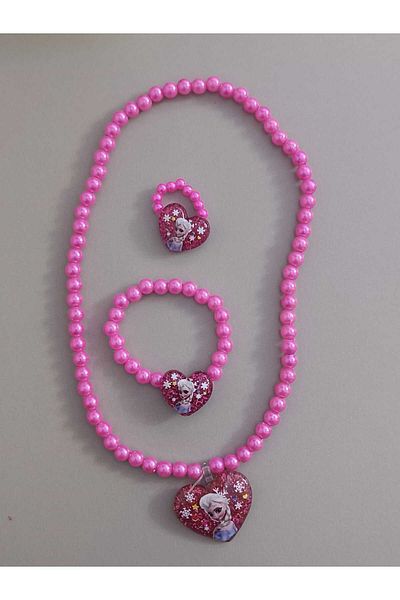 Eva Rose Girl's Necklace Ring Bracelet Set Children's Jewelry Set Children's Necklace Children's Bracelet Children's Ring