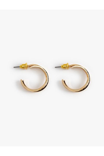 Koton Steel Hoop Earrings