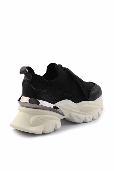 Bambi Black Black Leather Women's Sneaker K01480004903