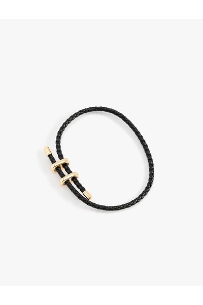 Koton Buckle Detailed Knitted Bracelet