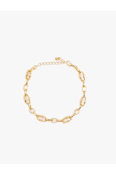 Koton Adjustable Bracelet with Chain Detail