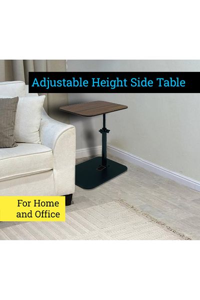 TrentonGCC Adjustable Height Side Table – Versatile & Space-Saving