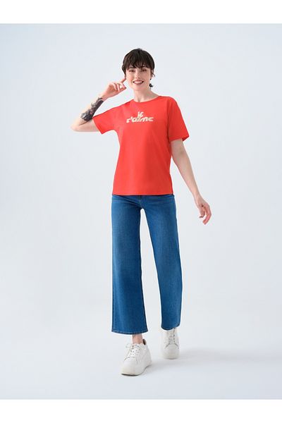 Loft Women's Regular Fit T-Shirt - Sleeves