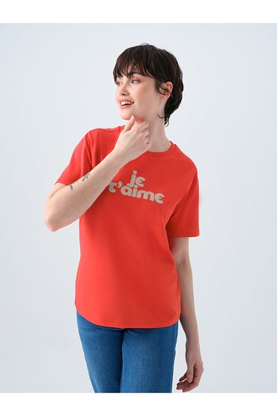 Loft Women's Regular Fit T-Shirt - Sleeves